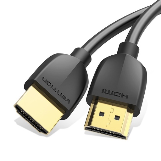 [AAIBH] Cable HDMI 2.0 4K Portatil AAIBH/ HDMI Macho - HDMI Macho/ 2m/ Negro