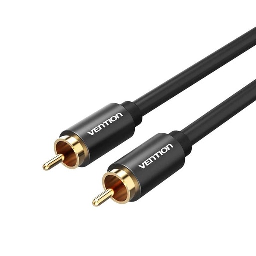 [VAB-R09-B100] Cable Estéreo VAB-R09-B100/ RCA Macho - RCA Macho/ 1m/ Negro