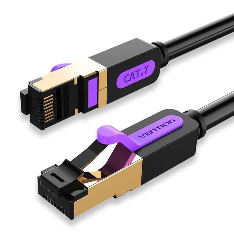 Cable de Red RJ45 SFTP ICDBF Cat7/ 1m/ Negro