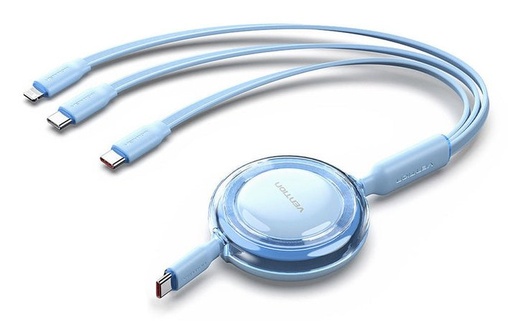 [TRKSBE] TRKSBE cable USB USB 2.0 1,1 m USB C USB C/Lightning 100 W Azul