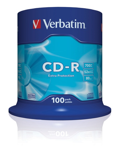 [43411] CD-R Extra Protection 700 MB 52x 100 pieza(s)