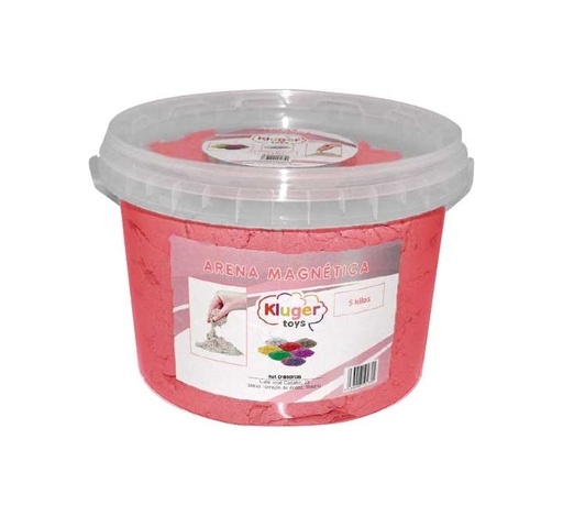 [D1800113R] BOTE ARENA MAGNETICA NIEFENVER 5KG ROJO