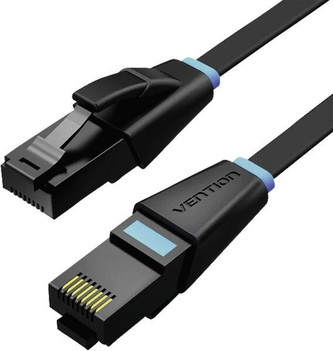 [IBJBG] IBJBG cable de red Negro 1,5 m Cat6 U/UTP (UTP) Plano