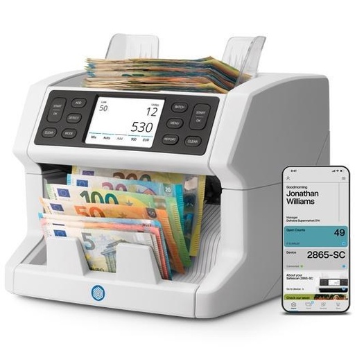 [112-0765] SAFESCAN CONTADORA DE VALOR DE BILLETES - MODELO 2865-SC