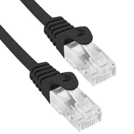 [PHK 1802] Cable de Red 100% Cu Cat.6 UTP Sólido Negro 2M