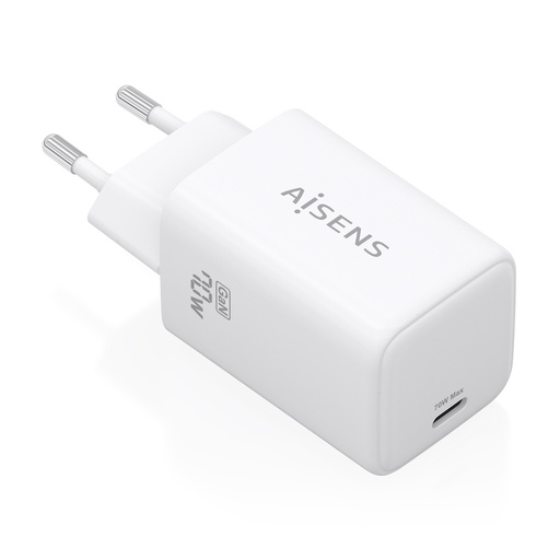 [ASCH-70W1P088-W] Cargador GaN 70W, 1xUSB-C PD3.2 QC4.0, blanco