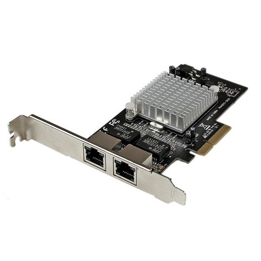 [ST2000SPEXI] Tarjeta Adaptador de Red PCI Express PCI-E Gigabit Ethernet con 2 Puertos RJ45 Chipset Intel i350