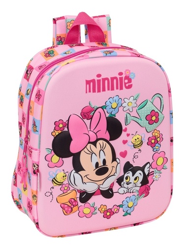 MOCHILA GUARDERIA 3D MINNIE MOUSE 22x27x10cm