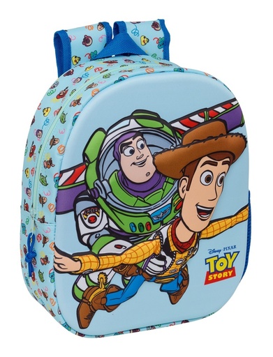 MOCHILA 3D TOY STORY 27x33x10cm