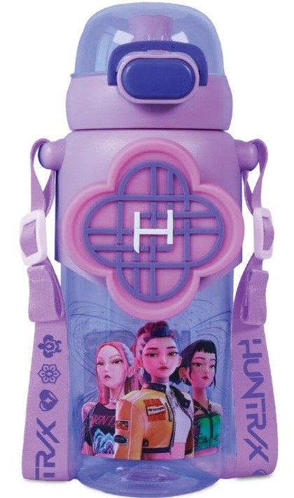 BOTELLA PETG 600ML HUNTRIX K-POP DEMON HUNTERS