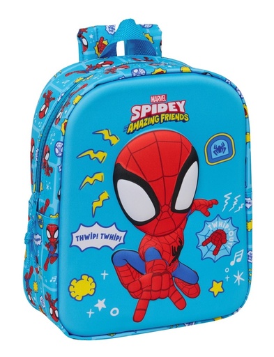 MOCHILA GUARDERIA 3D SPIDEY 22x27x10cm