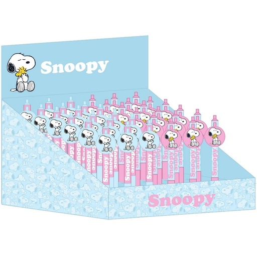 EXP/36 BOLIGRAFOS BORRABLES EN DISPLAY SNOOPY 20,2x14,7x21,7cm
