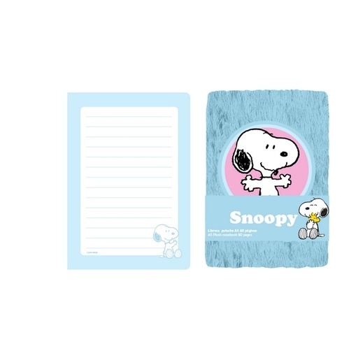 CUADERNO DE NOTAS FLUFFY SNOOPY 13,5x17,9x1,9cm
