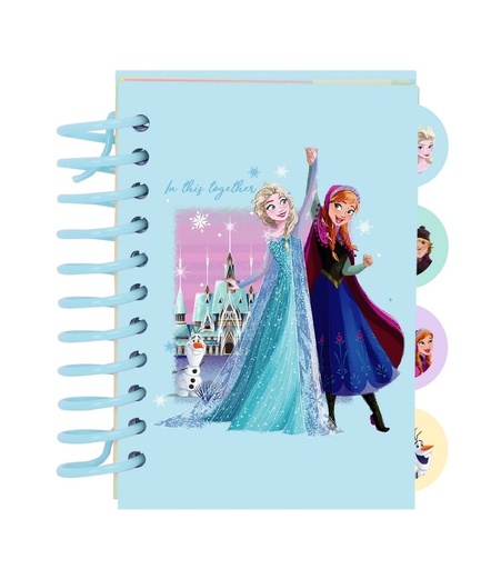 CUADERNO DE NOTAS A7 FROZEN 7,4x10,5cm