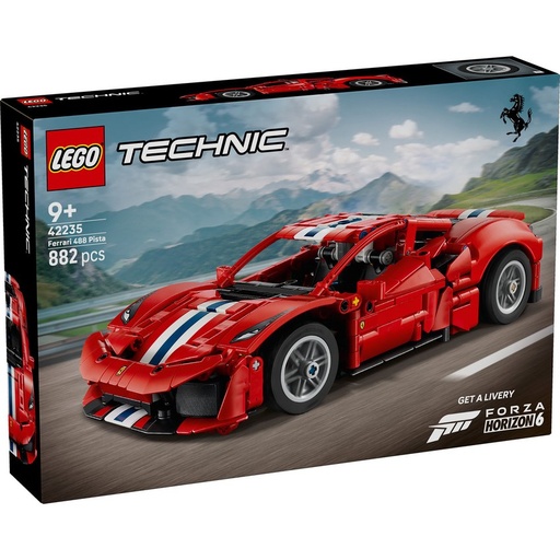 COCHE FERRARI 488 PISTA LEGO