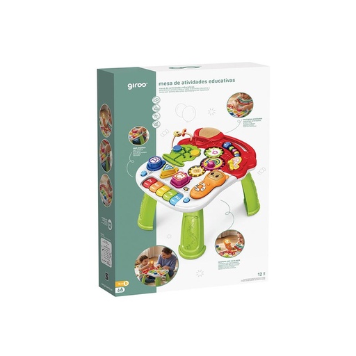 BABY MESA MUSICAL DE ACTIVIDADES EDUCATIVAS GIROS