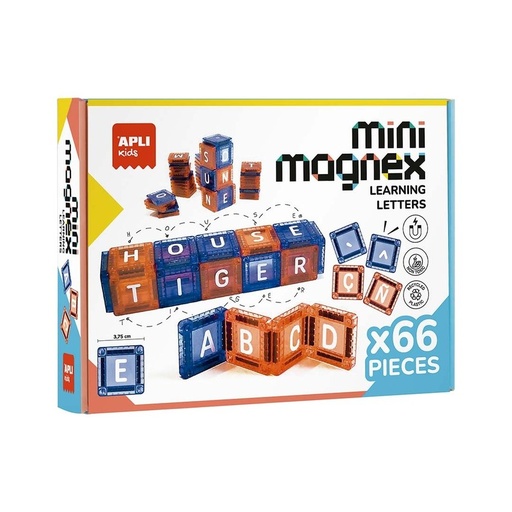 MINI MAGNEX LETRAS 66 PIEZAS