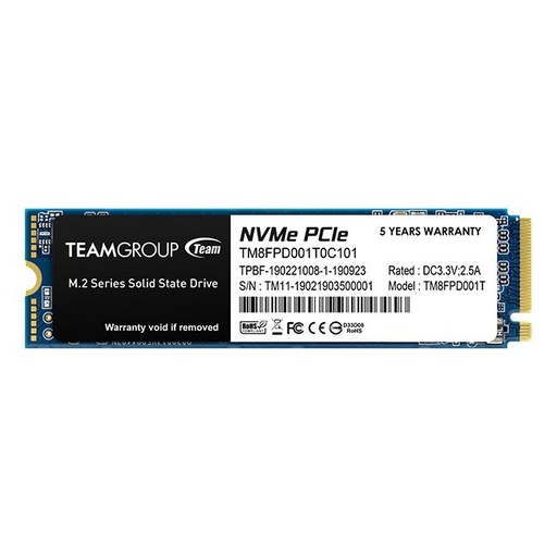 [TM8FPD001T0C101] MP33 PRO 1 TB M.2 PCI Express 3.0 NVMe 3D NAND