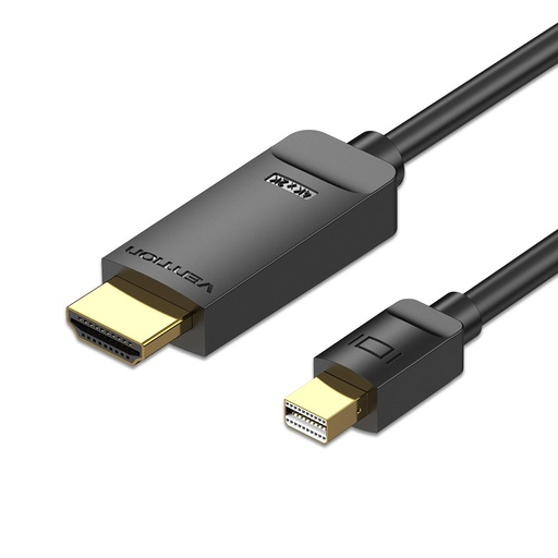 [HAHBH] Cable Conversor HAHBH/ Mini Displayport Macho - HDMI Macho/ 2m/ Negro