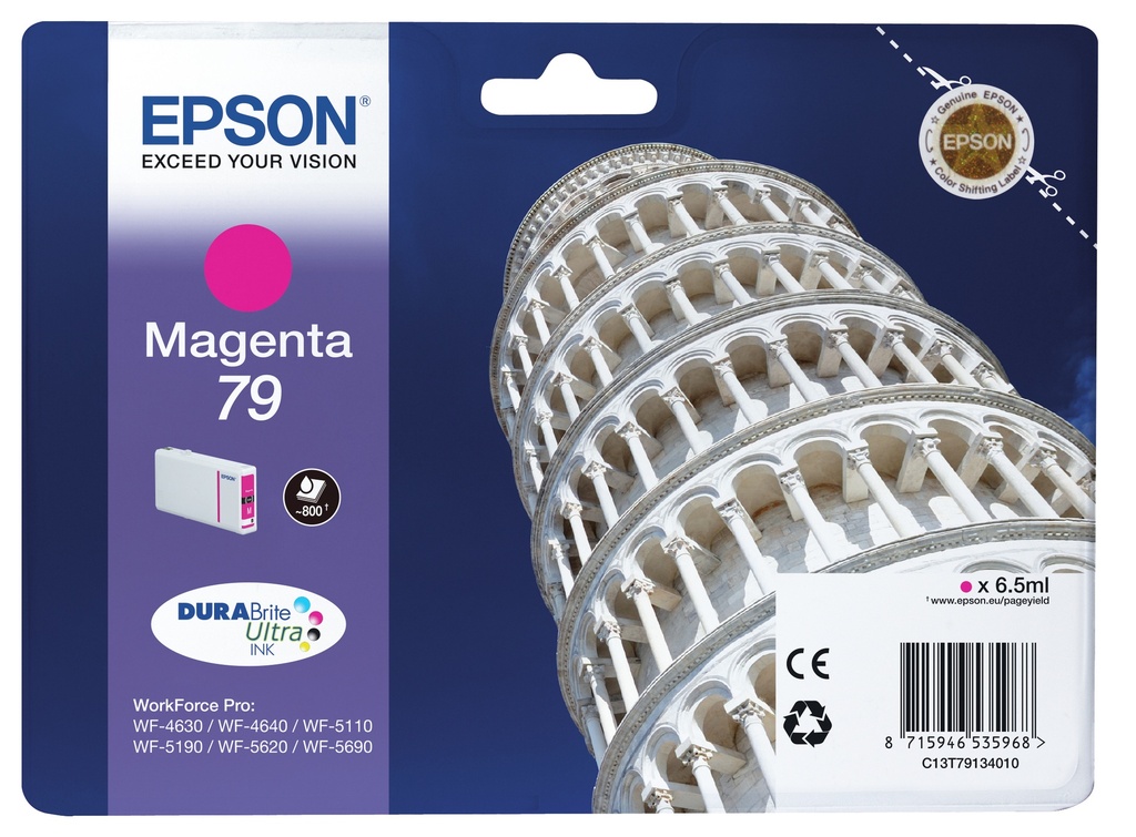 Tower of Pisa Cartucho 79 magenta