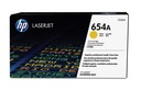 Cartucho de tóner original LaserJet 654A amarillo