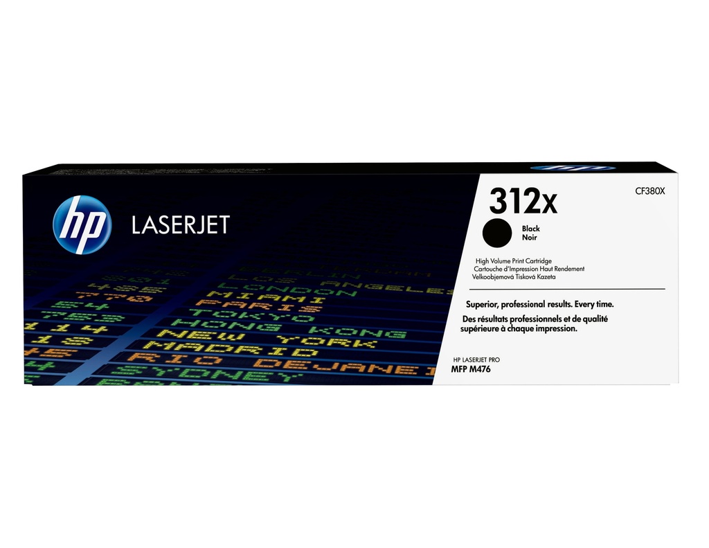 Cartucho de tóner 312A negro para LaserJet