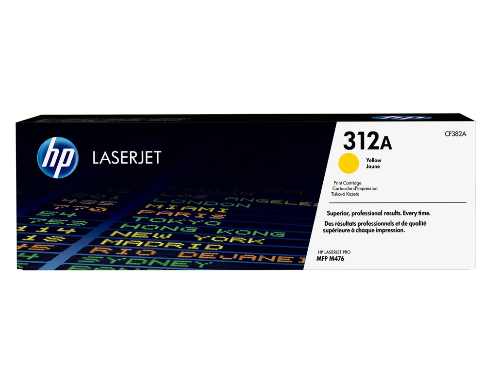 Cartucho de tóner 312A amarillo para LaserJet