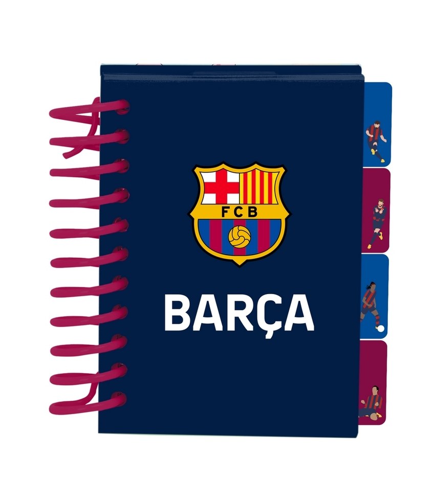 CUADERNO DE NOTAS A7 F.C.BARCELONA 1ª EQUIP. 26/27 7,4x10,5cm