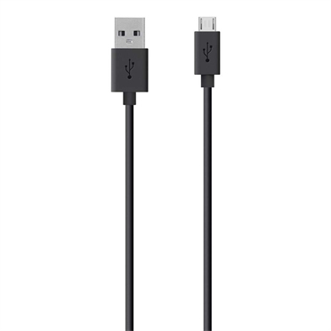 USB A - Micro-USB, 2m cable USB USB 2.0 Micro-USB B Negro
