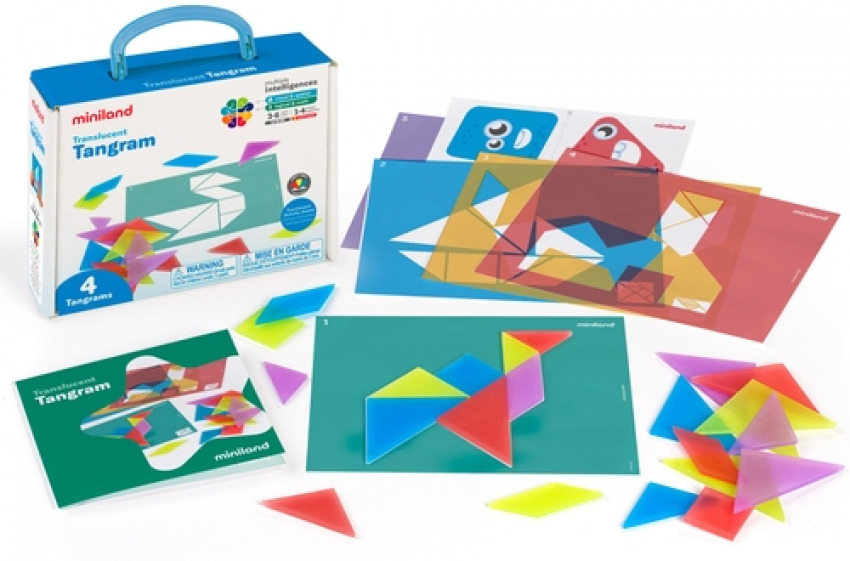 JUEGO ED.MINILAND TRANSLUCENT TANGRAM