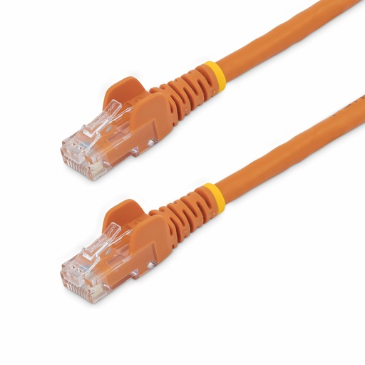 [N6PATC3MOR] Cable de Red Ethernet Cat6 Snagless de 3m Naranja - Cable Patch RJ45 UTP