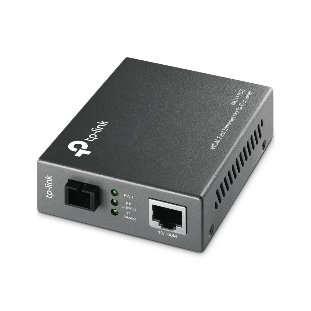 MC111CS convertidor de medio 1000 Mbit/s 1550 nm Monomodo Negro