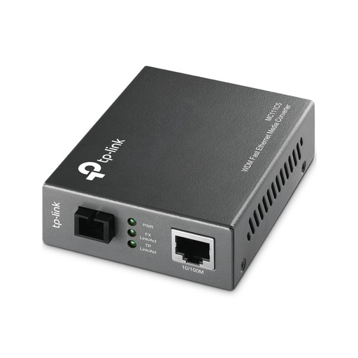 [MC111CS V1] MC111CS convertidor de medio 1000 Mbit/s 1550 nm Monomodo Negro