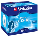 Music CD-R 700 MB 16x 10 pieza(s)