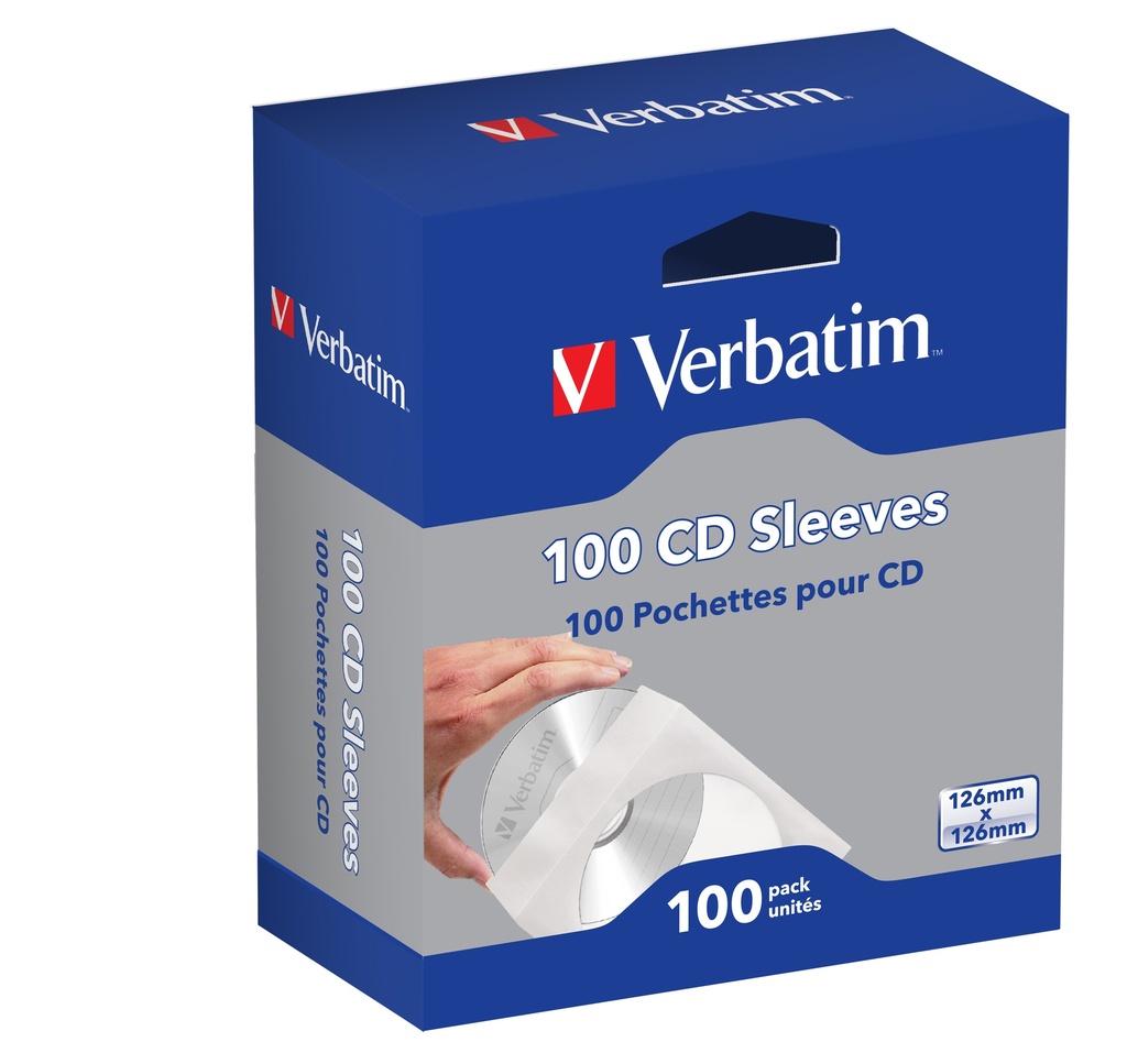 Fundas de CD (papel), paq 100