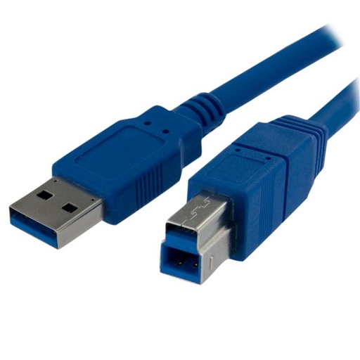 [USB3SAB1M] Cable USB 3.0 SuperSpeed de 1 metro - A Macho a B Macho