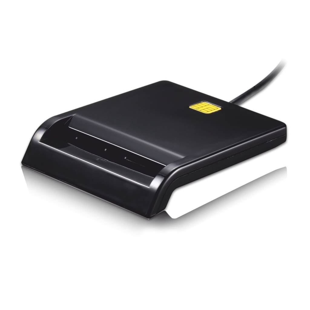 LECTOR DE TARJETAS DNI TQR210B CON CABLE USB