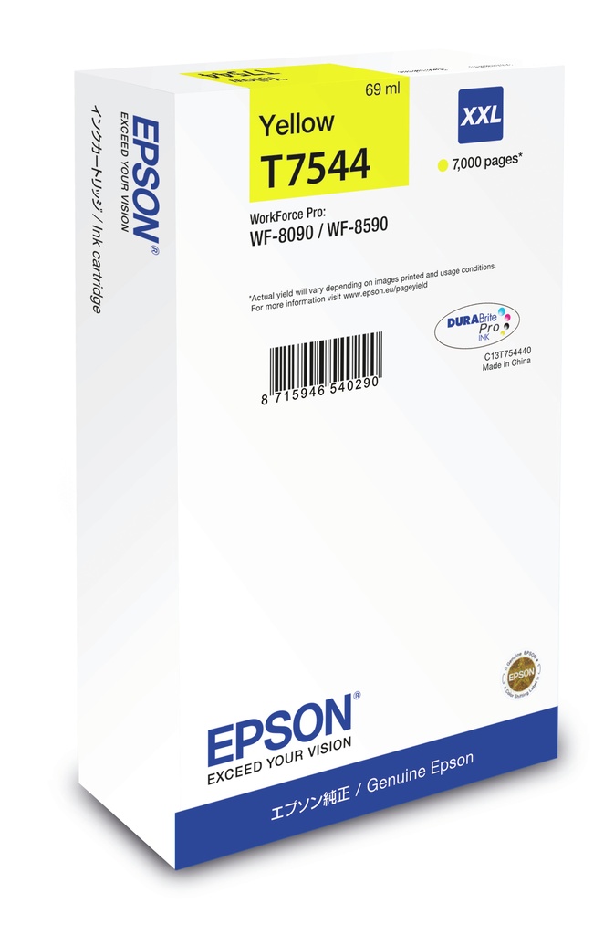 WF-8090 / WF-8590 Ink Cartridge XXL Yellow