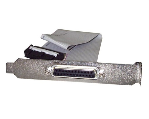 [PLATE25F16] Bracket Adaptador Paralelo DB25 a IDC25 con Cable de 40cm