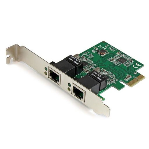 [ST1000SPEXD4] Adaptador Tarjeta de Red NIC PCI Express PCI-E de 2 Puertos Ethernet Gigabit RJ45