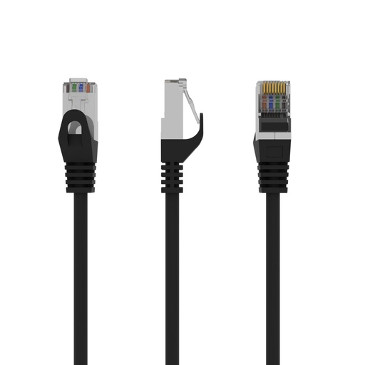 [PP6-1M/BK] PP6-1M/BK cable de red Negro Cat6 F/UTP (FTP)