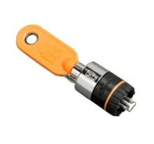 [461-10154] 461-10154 cable antirrobo Negro, Plata