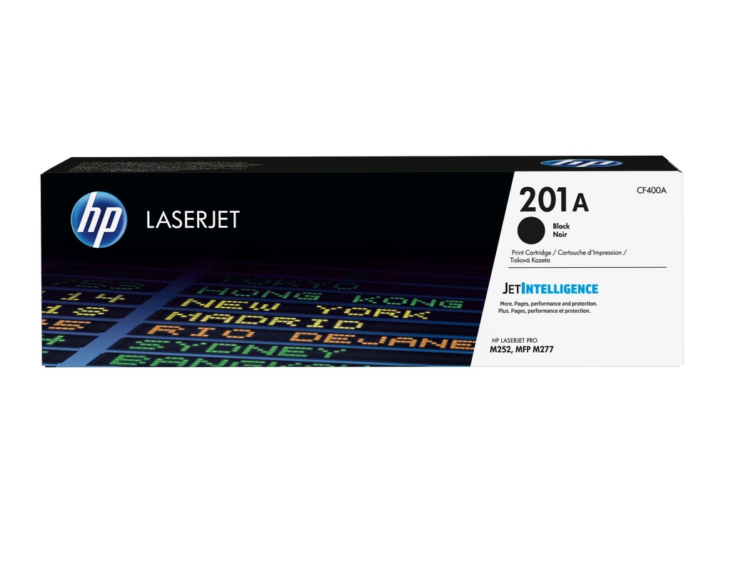 Cartucho de tóner original LaserJet 201A negro