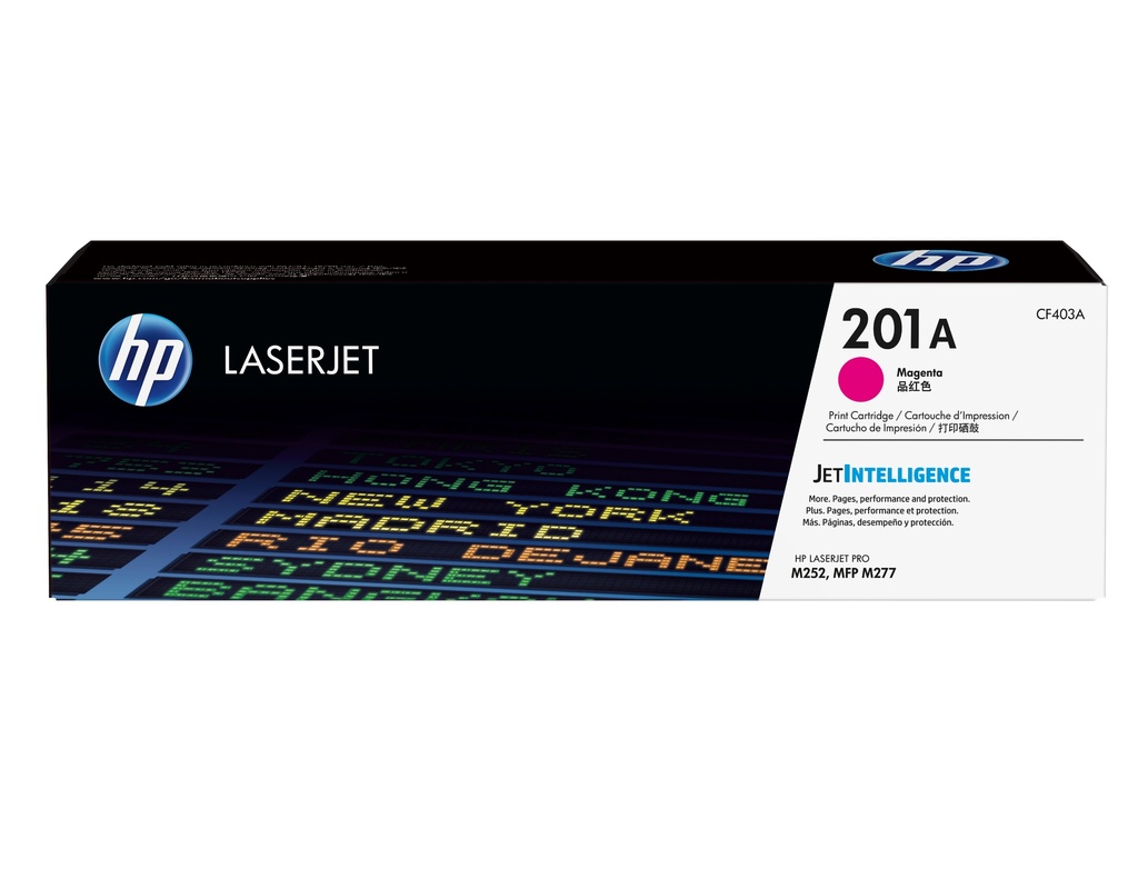 Cartucho de tóner original LaserJet 201A magenta