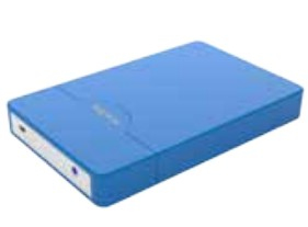 [APPHDD09LB] appHDD09LB Azul 2.5" USB con suministro de corriente