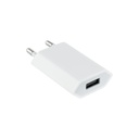 MINI CARGADOR USB PARA IPOD IPHONE,5V-1A, BLANCO