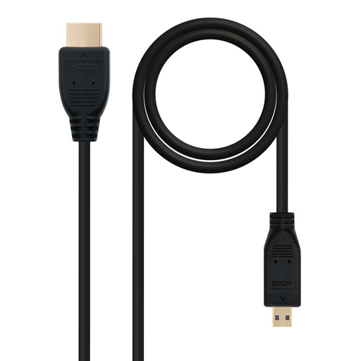 [10.15.3502] CABLE MICRO HDMI V1.4 (ALTA VELOCIDAD / HEC), A/M-D/M, 1.8 M