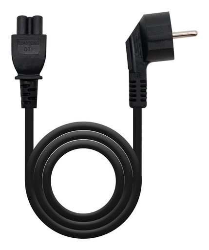 [10.22.0302] CABLE ALIM. TREBOL CEE7 ACODADO/M-C5/H 1.5 M