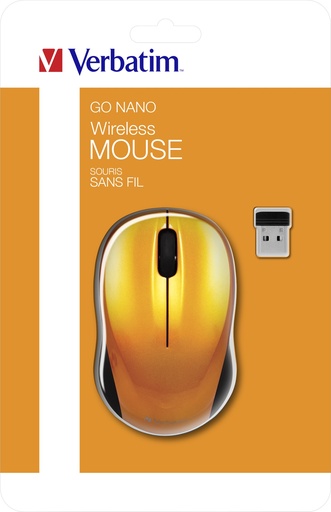 [49045] Go Nano ratón Ambidextro RF inalámbrico 1600 DPI
