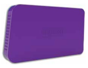 [APPHDD05P] appHDD05 Púrpura 2.5" USB con suministro de corriente